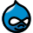 Drupal for developers and build the open web icon