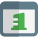 Office building and location on a web browser icon