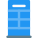 Pay telephone service cabin isolated on a white background icon