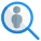 Find new employee for perticular job online icon