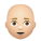 Bald Man Medium Light Skin Tone icon