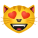 Gato sonriente con ojos de corazón icon