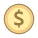 US-Dollar eingekreist icon