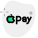 Apple Pay a mobile payment and digital wallet service by Apple icon