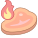 Steak brûlant icon