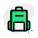 Backpack for a airport luggage and other person accessories icon