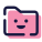 분홍색 귀여운 폴더 icon