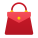 Sac à main rouge icon