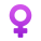 女性符号表情符号 icon