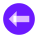 Стрелка влево в круге icon