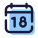 Calendario 18 icon