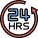 Open 24 Hours icon