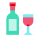 vino e bicchiere icon