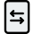 Data transfer file with arrows in opposite direction icon