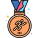 奥运奖牌铜牌 icon