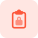 Notes on clipboard is been secured with padlock icon