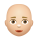 Bald Woman Medium Light Skin Tone icon