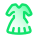 Vestito verde icon