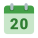 カレンダー-週20 icon