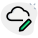 Edit cloud application internal setting isolated on a white background icon