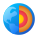 El núcleo interno de la Tierra icon