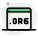 Dot org domain for sale under landing page template icon
