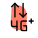 logotipo-de-red-plus-y-conectividad-a-internet-externa-de-cuarta-generación-móvil-fresco-tal-revivo icon