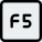 F5, Refresh key function computer button layout icon