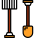 Rake and Shovel icon