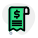 Getting invoice from the shopping mall expenses icon