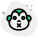 Monkey mouth sealed emoji shared on messenger icon