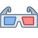 Lunettes 3D icon