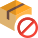 Product cannot be delivered to no shipping zone icon