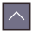 Chevron carré haut icon