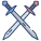 Dagger Crossed icon