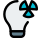 Ideas of designing and innovation with light bulb icon