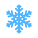 emoji fiocco di neve icon