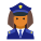 警察-女性-皮肤类型-4 icon