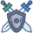 Warrior Shield And Sword icon