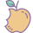 Pomme croquée icon