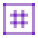 Hash icon