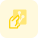 Holding Integrated file isolated on a white background icon