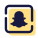 Snapchat-Quadrat icon
