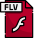 外部 flv 文件文件类型 justicon 线性颜色 justicon icon