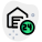 Round the clock storage warehouse availablity layout icon