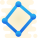 Forma romboidal icon