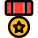 Star circle medal for the marine corps officers icon