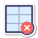 Delete Table icon