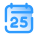 Kalender 25 icon