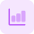 Uptrend bar graph analysis infographics layout represented icon
